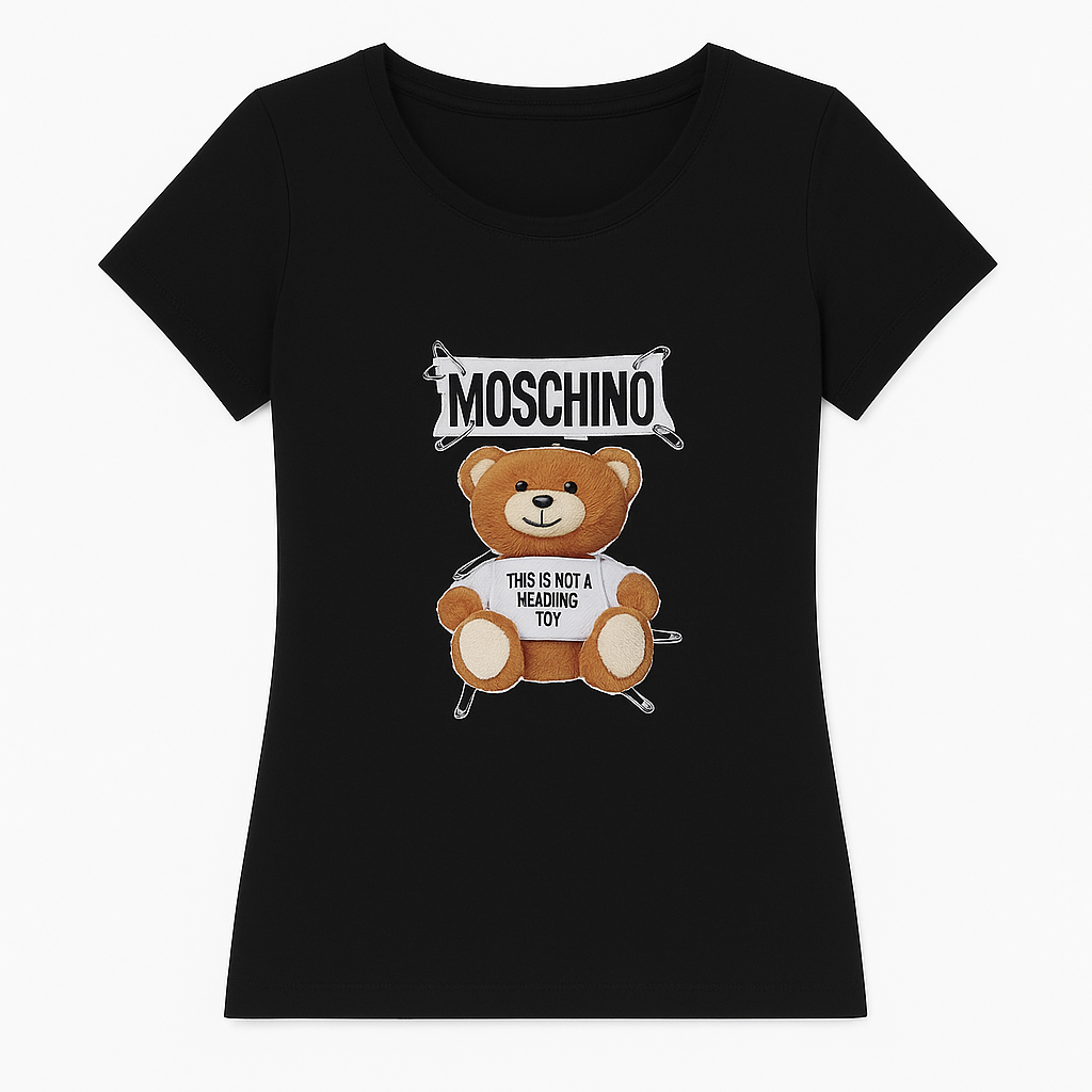 Tricou MSQ cu Ursuleț – „This Is Not Toy”