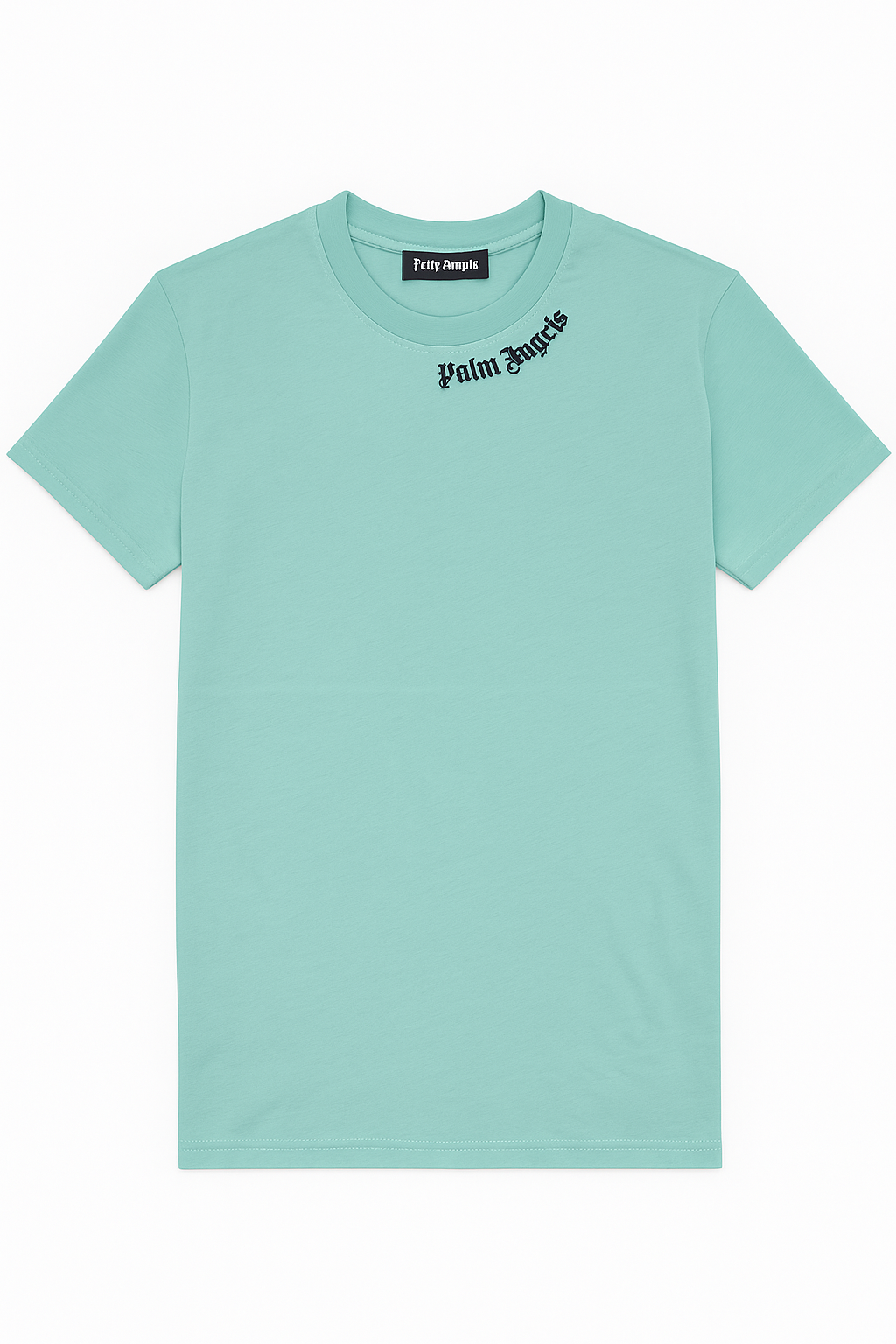 Tricou Bărbați Plm Angls – Logo Gothic Gât Asimetric